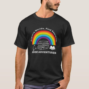 T-shirt Explorez les aventures du livre Arc-en-ciel