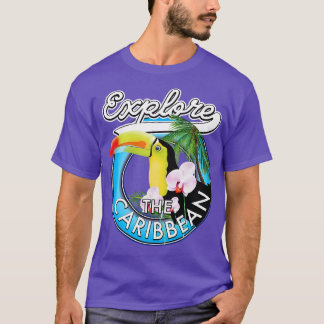 T-shirt Explorez les Caraïbes