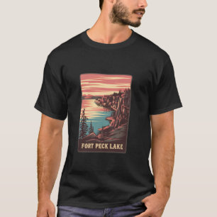 T-shirt Explorez les paysages à couper le souffle du lac F