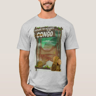 T-shirt Explorez les zones humides du Congo