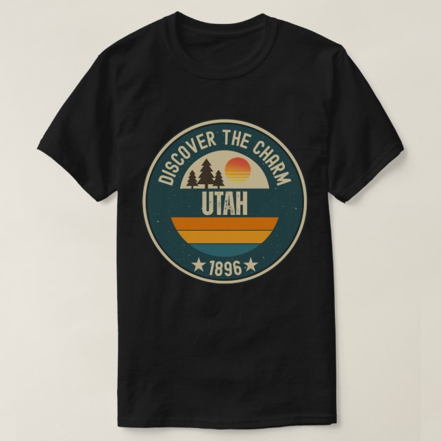 T-shirt Explorez l'Utah - Conceptions pour chaque amoureux (Design devant)