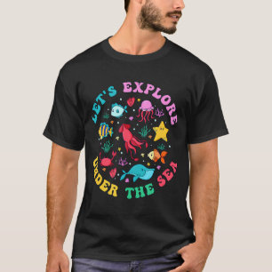 T-shirt Explorons Sous La Mer Étudiante Étudiante De Retou