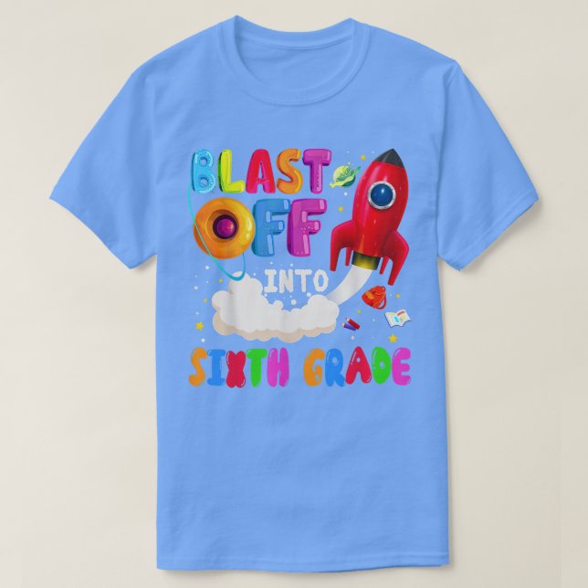 T-shirt Exploser en 6e année Astronaut Space Star 1ère  (Design devant)