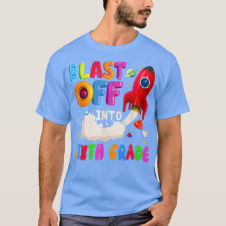 T-shirt Exploser en 6e année Astronaut Space Star 1ère 