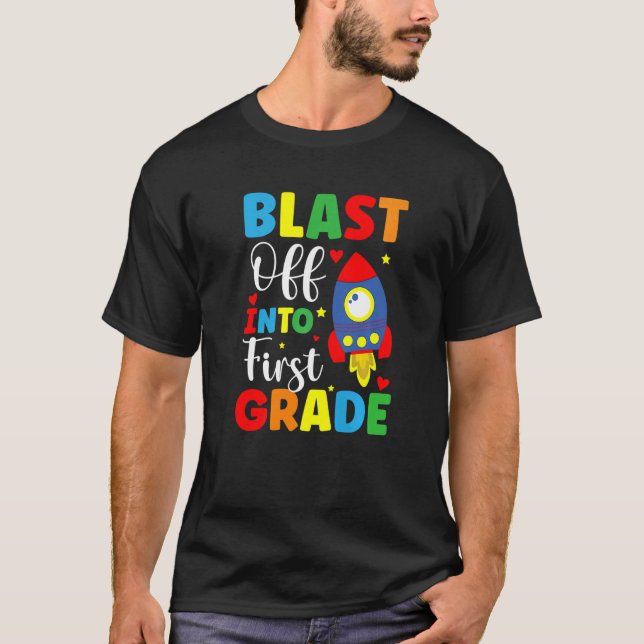 T-shirt Exploser vers un élève de 1re année (Devant)