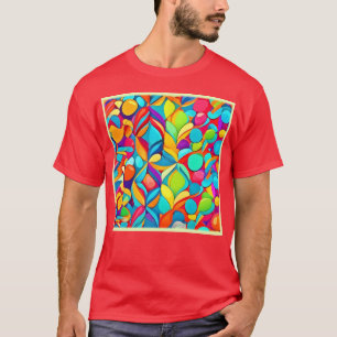 T-shirt Explosion Abstraite florale