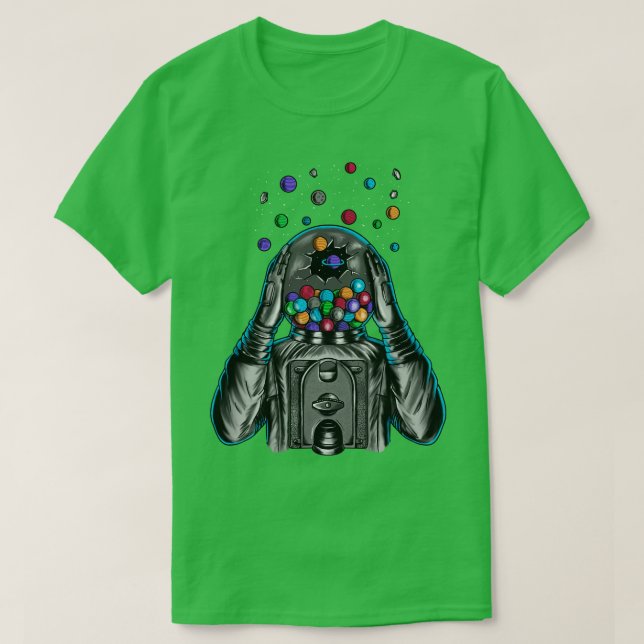T-shirt Explosion d'astronautes (Design devant)