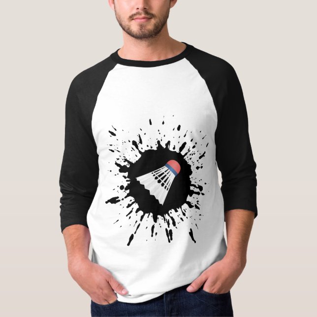 T-shirt Explosion de badminton (Devant)
