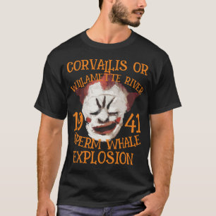 T-shirt Explosion de baleines de Sperm CORVALLIS OREGON 19