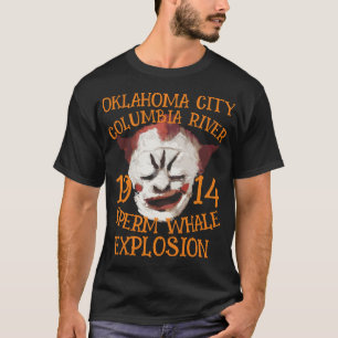 T-shirt Explosion de baleines de Sperm OKLAHOMA CITY 1914