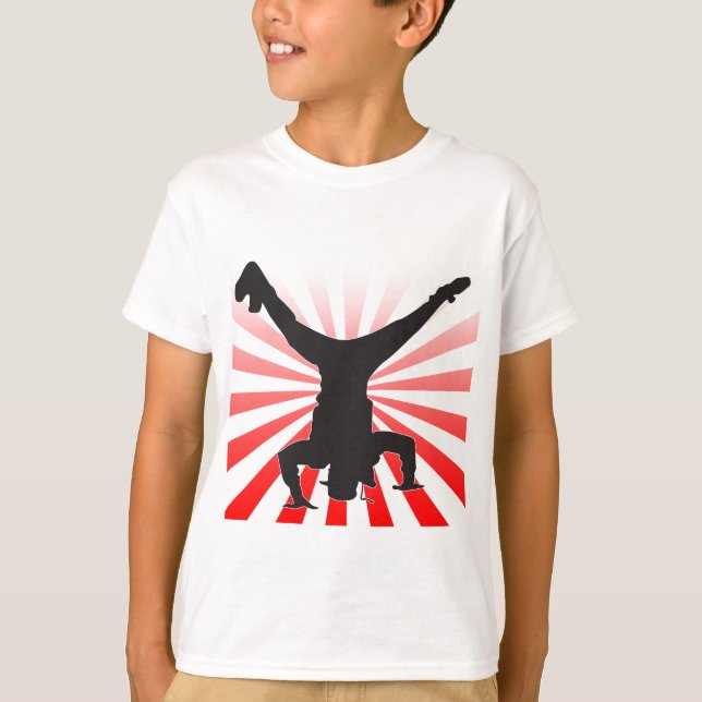 T-shirt explosion de break dance (Devant)