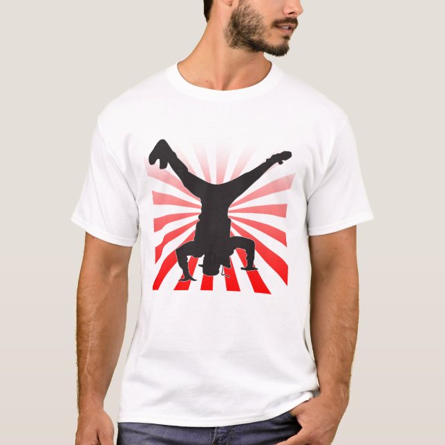 T-shirt explosion de break dance (Devant)