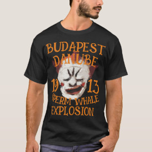 T-shirt Explosion de cachalot BUDAPEST RIVIÈRE DANUBE 1913