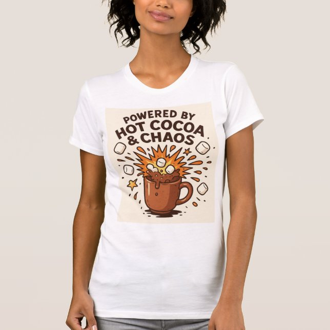 T-shirt Explosion de Chaud Chocolat Chaos (Devant)