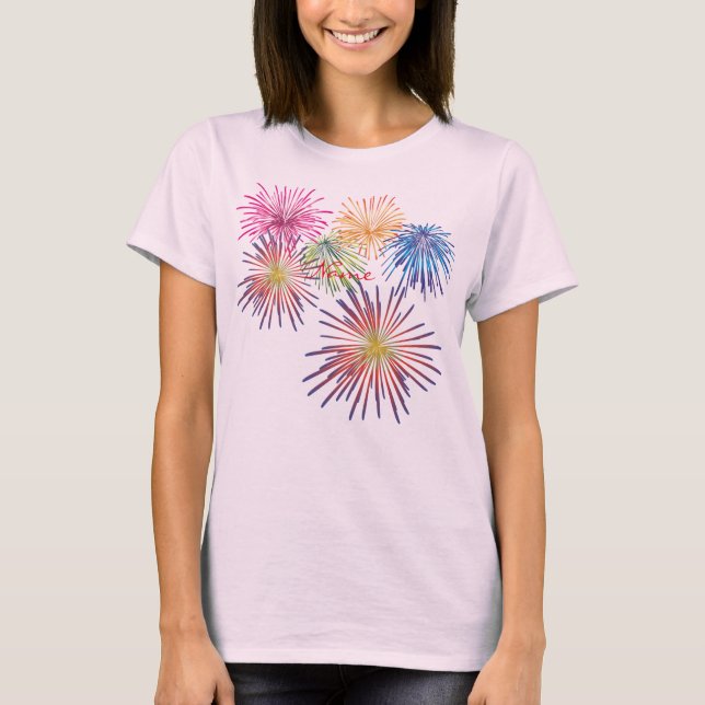 T-shirt Explosion de feux d'artifice Thunder_Cove (Devant)