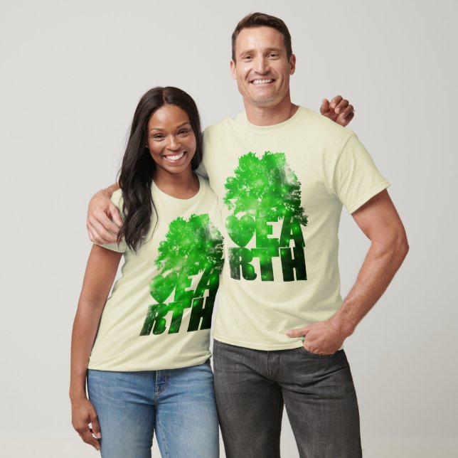 T-shirt Explosion de Galaxie Vert Citron (Unisexe)