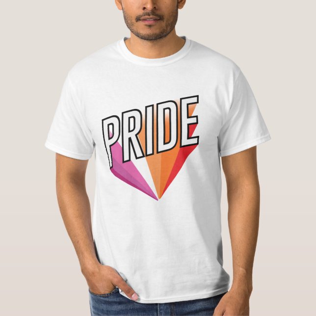 T-shirt Explosion de la fierté lesbienne (Devant)