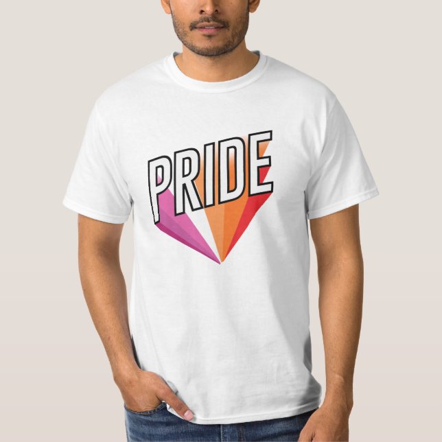T-shirt Explosion de la fierté lesbienne (Devant)