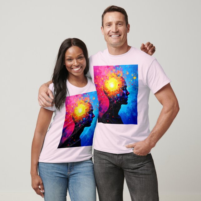 T-shirt Explosion de l'art de l'esprit créatif (Unisexe)
