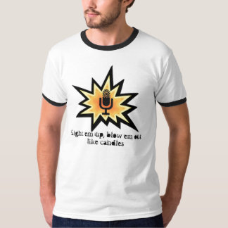 T-shirt Explosion de microphone