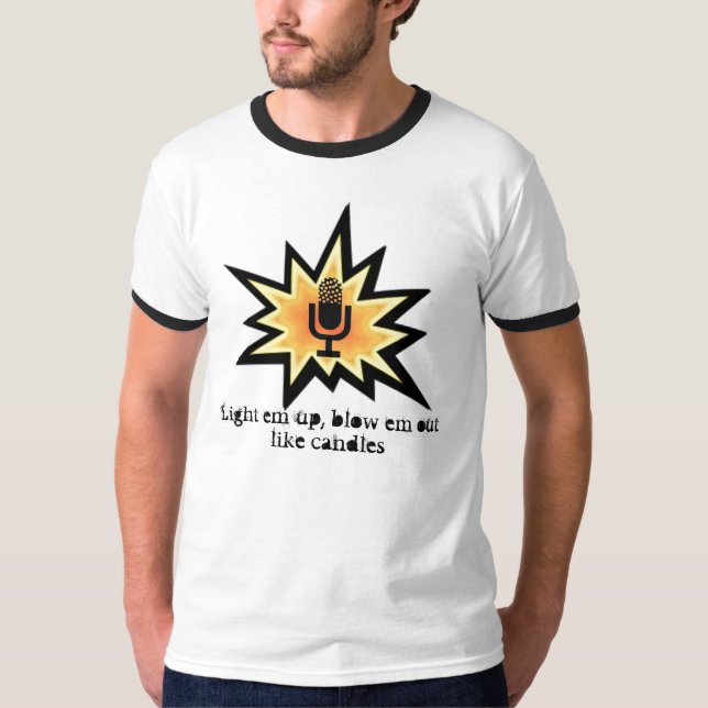 T-shirt Explosion de microphone (Devant)