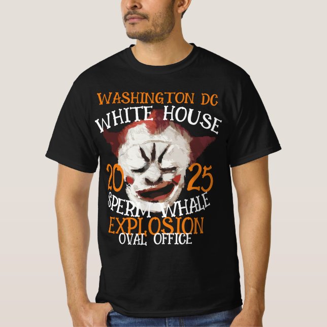 T-shirt Explosion de sperme de TRUMP Bunker nucléaire 2026 (Devant)