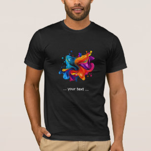 T-shirt explosion de taches de peinture