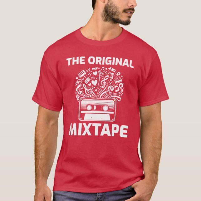 T-shirt Explosion Magique Musicale Mitape des 80s avec cas (Devant)