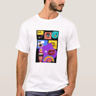 T-shirt Explosion Pop Art Audacieuse | Style Bande