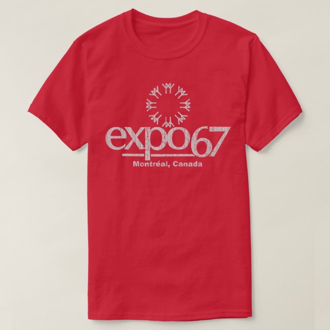 T-shirt Expo 67 Montréal 1967 (Design devant)