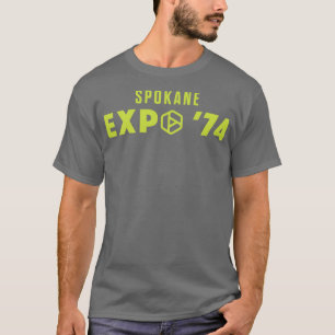 T-shirt Expo 74 Spokane Worlds Fair O Icon Green