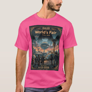 T-shirt Expo Mondiale 2025 - Poster Art À L'Exposition Uni