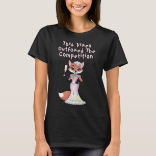 T-shirt Exposé Par Vixen   Bachelorette Fox noir
