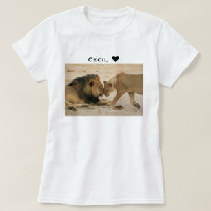 T-shirt Exposition de Cecil un certains lion et lionne
