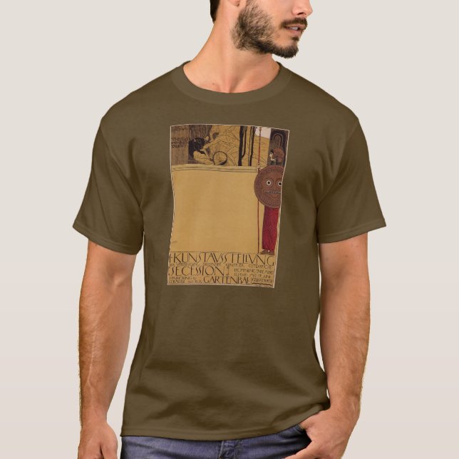 T-shirt Exposition de ~ de Klimt première de secession (Devant)