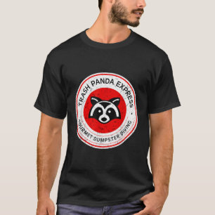 T-shirt Express de plongée à la poubelle Gourmet Panda