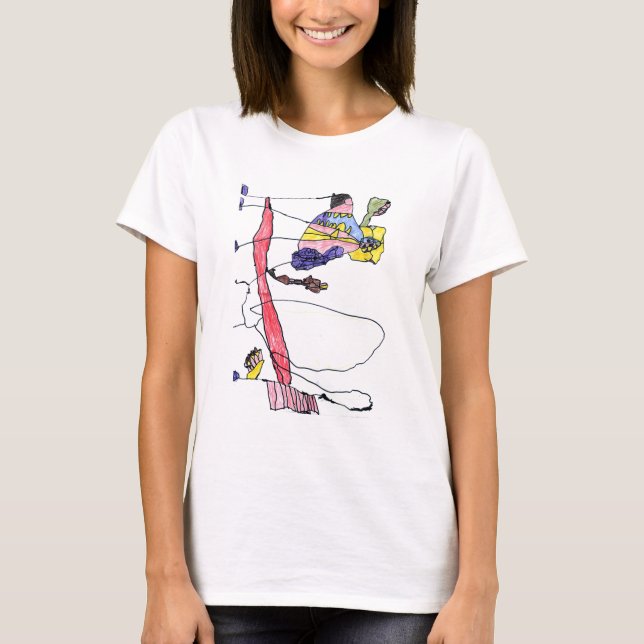 T-shirt Express Fuzzy® Ops Gzilla Essayer 2 Angles Wom (Devant)
