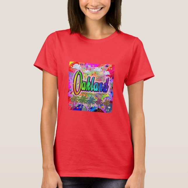 T-shirt Express Oakland Vista (Devant)