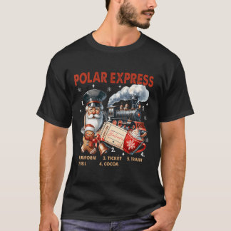 T-shirt Express Polaire Du Pôle Nord Tous À L'Étranger Cro