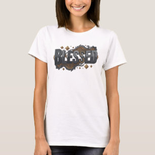 T-shirt Expression artistique 2D audacieuse Bénie