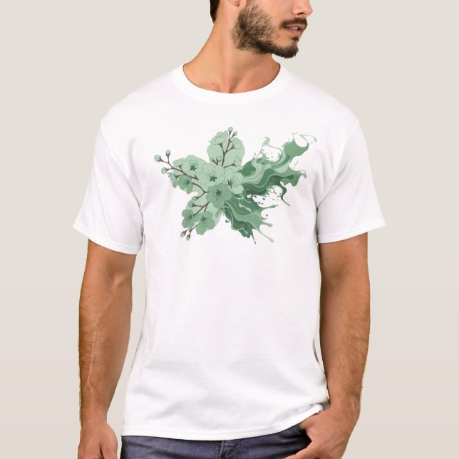T-shirt Expression artistique d'art abstrait époustouflant (Devant)