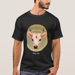 T-shirt Expression idiomatique Vache sacrée
