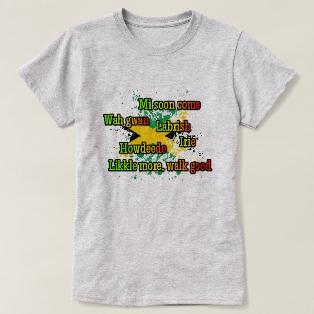 T-shirt Expression jamaïcaine (Design devant)