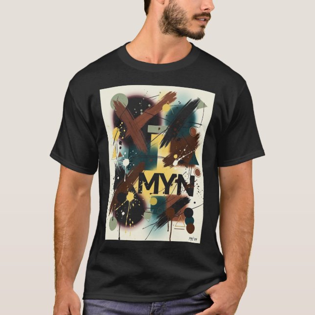 T-shirt Expressionnisme abstrait MYN (Devant)