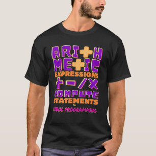 T-shirt Expressions arithmétiques dans la programmation Co
