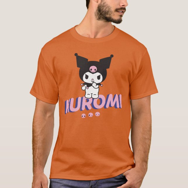 T-shirt Expressions de Kuromi Pose effrontée (Devant)