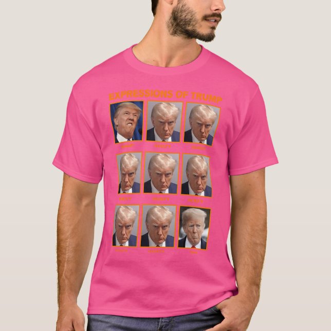 T-shirt Expressions De Trump (4A) (Devant)