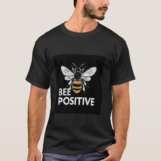 T-shirt Expressions mignonnes d'imitation d'abeille (Devant)