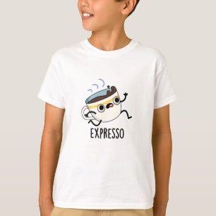 T-shirt Expresso Drôle Coureur De Coffee Pun
