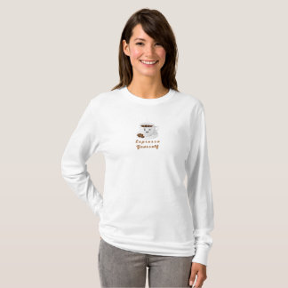 T-shirt Expresso Yourself – Funny Smiling Coffee Tee